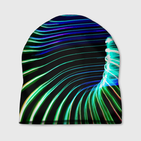 Шапка 3D с принтом Portal / Fashion pattern / Neon в Кировске, 100% полиэстер | универсальный размер, печать по всей поверхности изделия | Тематика изображения на принте: color | fashion | neon | pattern | portal | мода | неон | портал | узор | цвет