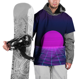 Накидка на куртку 3D с принтом Закат розового солнца   Vaporwave   Психоделика в Тюмени, 100% полиэстер |  | color | fashion | psychedelic | retro | sun | sunset | synthwave | vaporwave | закат | мода | психоделика | ретро | синтвейв | солнце | цвет