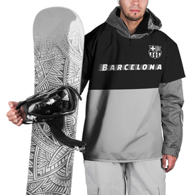 Накидка на куртку 3D с принтом БАРСЕЛОНА | Barcelona   Графика , 100% полиэстер |  | barca | barcelona | barsa | barselona | fcb | logo | messi | барса | барселона | знак | клуб | лого | логотип | логотипы | месси | полосы | символ | символы | футбол | футбольная | футбольный