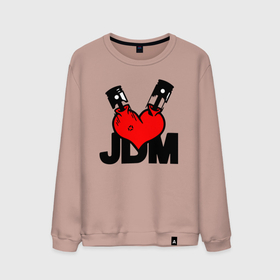 Мужской свитшот хлопок с принтом JDM   Heart   Piston   Japan в Санкт-Петербурге, 100% хлопок |  | engine | heart | japan | jdm | piston | двигатель | поршень | сердце | япония