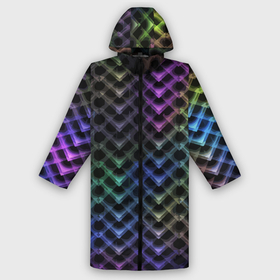 Дождевик унисекс 3D с принтом Color vanguard pattern 2025  Neon в Ухте,  |  | color | fashion | neon | pattern | vanguard | авангард | мода | неон | узор | цвет