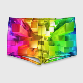 Мужские купальные плавки 3D с принтом Геометрический паттерн 3D   Neon в Белгороде, Полиэстер 85%, Спандекс 15% |  | 3d | color | geometric | neon | pattern | геометрия | неон | узор | цвет