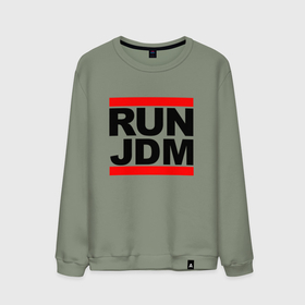 Мужской свитшот хлопок с принтом Run JDM   Japan в Кировске, 100% хлопок |  | Тематика изображения на принте: japan | jdm | motto | run | title | бег | девиз | надпись | япония