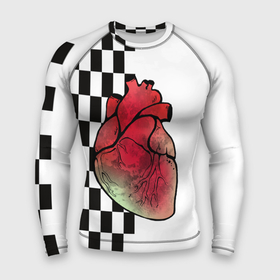 Мужской рашгард 3D с принтом My heart, Моё сердце в Белгороде,  |  | анатомия | в топе | в тренде | клетка | сердца | сердце