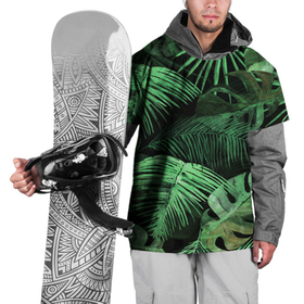 Накидка на куртку 3D с принтом Цветы Тропические , 100% полиэстер |  | flowers | природа | растение | флора | цветы