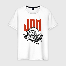 Мужская футболка хлопок с принтом JDM   Japan   Snail   Turbo в Петрозаводске, 100% хлопок | прямой крой, круглый вырез горловины, длина до линии бедер, слегка спущенное плечо. | engine | japan | jdm | snail | style | turbo | двигатель | стиль | турбо | улитка | япония