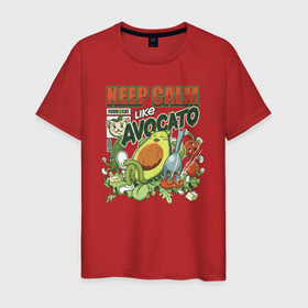 Мужская футболка хлопок с принтом Keep Calm Like Avocato , 100% хлопок | прямой крой, круглый вырез горловины, длина до линии бедер, слегка спущенное плечо. | anime | cute | cохраняй спокойствие | keep calm | nature | retro | vegan | vintage | авокадо | авокато | авокатэ | аниме | веган | вегетарианец | вилка | винтаж | гуакамоле | диета | еда | здоровье | зож | кот | котейка | котик