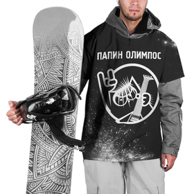 Накидка на куртку 3D с принтом Папин Олимпос   КОТ   Краска в Екатеринбурге, 100% полиэстер |  | band | metal | rock | группа | кот | краска | краски | олимпос | папин | папин олимпос | рок
