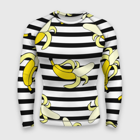 Мужской рашгард 3D с принтом Banana pattern  Summer в Белгороде,  |  | banana | fashion | pattern | summer | банан | лето | мода | узор