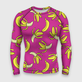 Мужской рашгард 3D с принтом Banana pattern  Summer  Color в Санкт-Петербурге,  |  | Тематика изображения на принте: banana | color | pattern | summer | банан | лето | узор | цвет