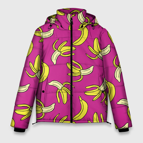 Мужская зимняя куртка 3D с принтом Banana pattern   Summer   Color , верх — 100% полиэстер; подкладка — 100% полиэстер; утеплитель — 100% полиэстер | длина ниже бедра, свободный силуэт Оверсайз. Есть воротник-стойка, отстегивающийся капюшон и ветрозащитная планка. 

Боковые карманы с листочкой на кнопках и внутренний карман на молнии. | Тематика изображения на принте: banana | color | pattern | summer | банан | лето | узор | цвет