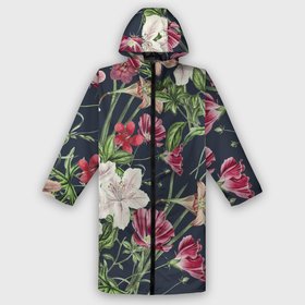 Дождевик унисекс 3D с принтом Цветы Розовые в Ухте,  |  | flowers | природа | растение | флора | цветы