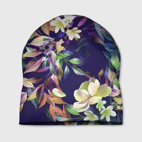 Шапка 3D с принтом Цветы Красочный Букет в Тюмени, 100% полиэстер | универсальный размер, печать по всей поверхности изделия | Тематика изображения на принте: flowers | природа | растение | флора | цветы