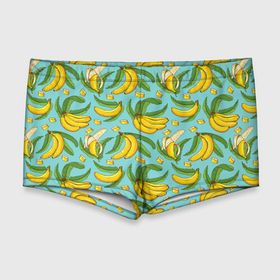 Мужские купальные плавки 3D с принтом Banana pattern   Summer   Fashion 2022 , Полиэстер 85%, Спандекс 15% |  | banana | fashion | pattern | summer | банан | лето | мода | узор
