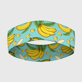 Повязка на голову 3D с принтом Banana pattern  Summer  Fashion 2022 ,  |  | banana | fashion | pattern | summer | банан | лето | мода | узор