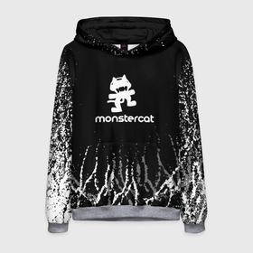 Мужская толстовка 3D с принтом monstercat. , 100% полиэстер | двухслойный капюшон со шнурком для регулировки, мягкие манжеты на рукавах и по низу толстовки, спереди карман-кенгуру с мягким внутренним слоем. | dance | edm | electronic | melodic | monstercat | monstercat  dnb | monstercat uncaged | music | new