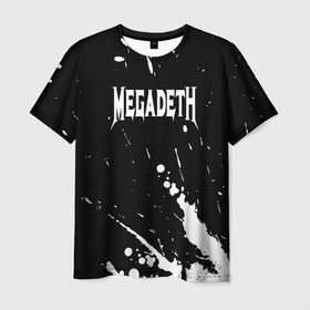 Мужская футболка 3D с принтом Megadeth. в Петрозаводске, 100% полиэфир | прямой крой, круглый вырез горловины, длина до линии бедер | dave | dave mustaine | destruction | digital | megadeth | metal | mustaine | of | records | remaster) | rock | symphony | thrash metal