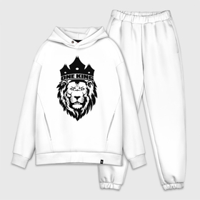 Мужской костюм хлопок OVERSIZE с принтом Lion one king в Екатеринбурге,  |  | king | lion | one | вожак | единственный | король | кот | кошка | лев | лидер | один | правитель | царь