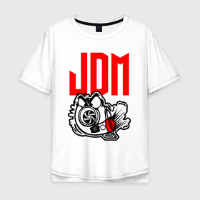 Мужская футболка хлопок Oversize с принтом JDM   Japan   Engine в Тюмени, 100% хлопок | свободный крой, круглый ворот, “спинка” длиннее передней части | engine | eyes | japan | jdm | style | глаза | двигатель | стиль | япония