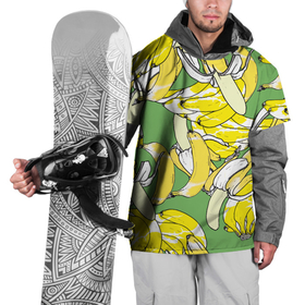 Накидка на куртку 3D с принтом Banana pattern   Summer   Food в Екатеринбурге, 100% полиэстер |  | Тематика изображения на принте: banana | food | pattern | summer | банан | еда | лето | узор