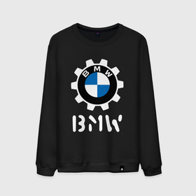 Мужской свитшот хлопок с принтом BMW | BMW в Новосибирске, 100% хлопок |  | auto | b m w | bmv | bmw | logo | m power | moto | performance | power | series | sport | авто | б м в | бмв | лого | логотип | марка | мото | перфоманс | символ | спорт