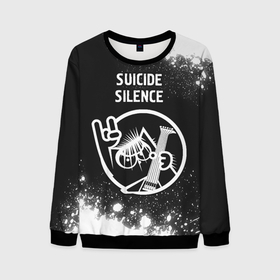 Мужской свитшот 3D с принтом Suicide Silence   КОТ   Брызги в Курске, 100% полиэстер с мягким внутренним слоем | круглый вырез горловины, мягкая резинка на манжетах и поясе, свободная посадка по фигуре | band | metal | paint | rock | silence | suicide | suicide silence | брызги | группа | кот | краска | рок | сайленс | суицайд