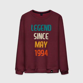 Мужской свитшот хлопок с принтом Legend Since May 1994 в Курске, 100% хлопок |  | 1994 | legend | made in | may | since | бабушке | брату | год | дедушке | день | жене | мае | май | маме | мужу | папе | рожден | рождения | сделано | сестре | юбилей