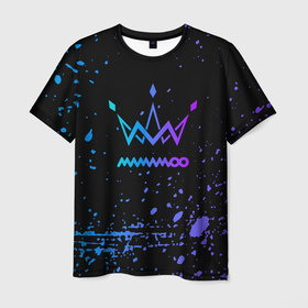 Мужская футболка 3D с принтом mamamoo | neon в Новосибирске, 100% полиэфир | прямой крой, круглый вырез горловины, длина до линии бедер | 1thek | gogobebe | hallyu | hip | hwasa | k pop | korean music | loen | mamamoo | mnet | moonbyul | music | mv | new | solar | song | teaser | wheein