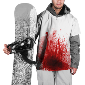 Накидка на куртку 3D с принтом имитация крови (трэш) в Екатеринбурге, 100% полиэстер |  | blood | halloween | без головы | ганибал | ганнибал | декстер | кровь | месячные | мясник | пмс | праздник | хэллоуин