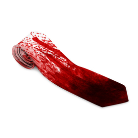 Галстук 3D с принтом имитация крови (трэш) в Кировске, 100% полиэстер | Длина 148 см; Плотность 150-180 г/м2 | blood | halloween | без головы | ганибал | ганнибал | декстер | кровь | месячные | мясник | пмс | праздник | хэллоуин
