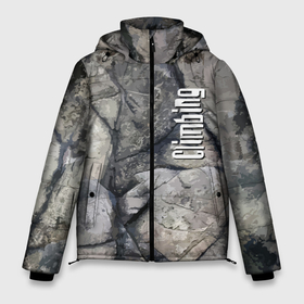 Мужская зимняя куртка 3D с принтом Climbing   Extreme в Тюмени, верх — 100% полиэстер; подкладка — 100% полиэстер; утеплитель — 100% полиэстер | длина ниже бедра, свободный силуэт Оверсайз. Есть воротник-стойка, отстегивающийся капюшон и ветрозащитная планка. 

Боковые карманы с листочкой на кнопках и внутренний карман на молнии. | Тематика изображения на принте: climbing | extreme | mountain | rock | sport | stone | texture | гора | камень | скала | скалопазание | спорт | текстура | экстрим