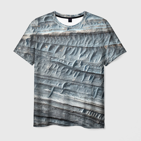 Мужская футболка 3D с принтом Текстура скалы   Mountain   Stone в Курске, 100% полиэфир | прямой крой, круглый вырез горловины, длина до линии бедер | mountain | nature | stone | texture | гора | камень | природа | текстура