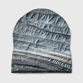 Шапка 3D с принтом Текстура скалы   Mountain   Stone в Тюмени, 100% полиэстер | универсальный размер, печать по всей поверхности изделия | mountain | nature | stone | texture | гора | камень | природа | текстура