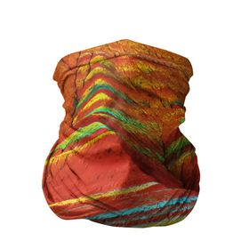 Бандана-труба 3D с принтом Знаменитые разноцветные горы   Китай в Тюмени, 100% полиэстер, ткань с особыми свойствами — Activecool | плотность 150‒180 г/м2; хорошо тянется, но сохраняет форму | china | color | mountains | nature | горы | китай | природа | цвет