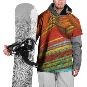 Накидка на куртку 3D с принтом Знаменитые разноцветные горы   Китай в Тюмени, 100% полиэстер |  | china | color | mountains | nature | горы | китай | природа | цвет