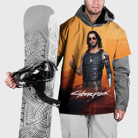 Накидка на куртку 3D с принтом Vi   cyberpunk   2077 в Санкт-Петербурге, 100% полиэстер |  | 