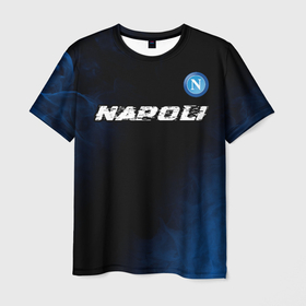 Мужская футболка 3D с принтом НАПОЛИ | Napoli   Пламя в Белгороде, 100% полиэфир | прямой крой, круглый вырез горловины, длина до линии бедер | club | footbal | logo | napoli | ssc | знак | клуб | логотип | логотипы | наполи | огонь | пламя | символ | символы | форма | футбол | футбольная | футбольный