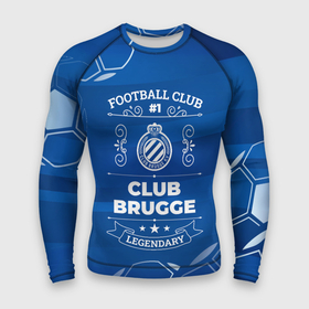 Мужской рашгард 3D с принтом Club Brugge FC 1 в Петрозаводске,  |  | brugge | club | club brugge | football | logo | брюгге | клуб | лого | мрамор | мяч | символ | спорт | трещины | футбол | футболист | футболисты | футбольный