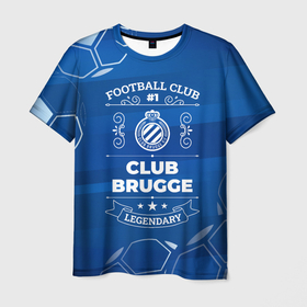 Мужская футболка 3D с принтом Club Brugge FC 1 в Тюмени, 100% полиэфир | прямой крой, круглый вырез горловины, длина до линии бедер | brugge | club | club brugge | football | logo | брюгге | клуб | лого | мрамор | мяч | символ | спорт | трещины | футбол | футболист | футболисты | футбольный