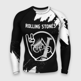 Мужской рашгард 3D с принтом Rolling Stones   КОТ   Краска в Тюмени,  |  | band | metal | rock | rolling | rolling stones | stones | группа | кот | краска | рок | роллинг | стоунз