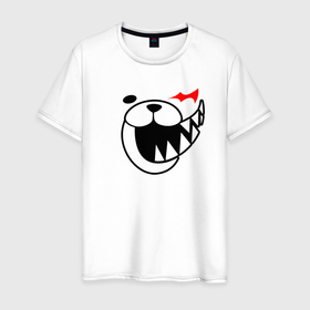 Мужская футболка хлопок с принтом danganronpa черный , 100% хлопок | прямой крой, круглый вырез горловины, длина до линии бедер, слегка спущенное плечо. | anime | danganronpa | danganronpa 2 | danganronpa v3 | fnf | monokuma | music | ultra despair girls