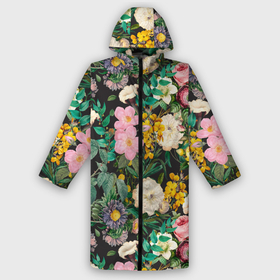 Дождевик унисекс 3D с принтом Паттерн из летних цветов  Summer Flowers Pattern в Смоленске,  |  | Тематика изображения на принте: bouquet | collage | floral | flower | leafs | spring | акварель | акварельные цветы | букет цветов | весна | зелень | коллаж | летние цветы | летний узор | лето | листья | пион | пионы | рисунок цветов | розы | ромашки