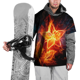 Накидка на куртку 3D с принтом Flower   Neon   Fashion 2035   Flame в Новосибирске, 100% полиэстер |  | Тематика изображения на принте: fashion | fire | flame | flower | neon | мода | неон | огонь | пламя | цветок