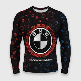 Мужской рашгард 3D с принтом BMW + Капли Дождя в Петрозаводске,  |  | auto | b m w | bmv | bmw | logo | m power | moto | performance | power | series | sport | авто | б м в | бмв | дождя | капли | лого | логотип | марка | мото | перфоманс | символ | спорт