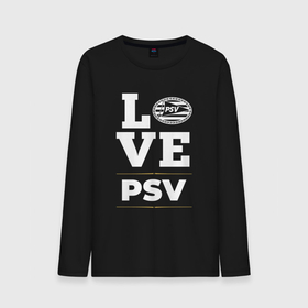 Мужской лонгслив хлопок с принтом PSV Love Classic в Санкт-Петербурге, 100% хлопок |  | club | football | logo | love | psv | клуб | лого | мяч | псв | символ | спорт | футбол | футболист | футболисты | футбольный
