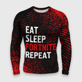 Мужской рашгард 3D с принтом Eat Sleep Fortnite Repeat + Арт в Кировске,  |  | eat sleep fortnite repeat | fortnite | logo | игра | игры | краска | лого | логотип | символ | спрей | фортнайт
