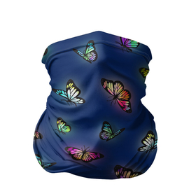 Бандана-труба 3D с принтом Бабочки бак бяк в Белгороде, 100% полиэстер, ткань с особыми свойствами — Activecool | плотность 150‒180 г/м2; хорошо тянется, но сохраняет форму | Тематика изображения на принте: бабочки | букашки | жуки | насекомые | радуга