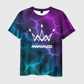 Мужская футболка 3D с принтом mamamoo   neon в Новосибирске, 100% полиэфир | прямой крой, круглый вырез горловины, длина до линии бедер | 1thek | gogobebe | hallyu | hip | hwasa | k pop | korean music | loen | mamamoo | mnet | moonbyul | music | mv | new | solar | song | teaser | wheein