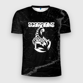 Мужская футболка 3D Slim с принтом scorpions rock. в Екатеринбурге, 100% полиэстер с улучшенными характеристиками | приталенный силуэт, круглая горловина, широкие плечи, сужается к линии бедра | klaus meine | rock | scorpions | scorpions live | scorpions send me an angel | scorpions wind of change