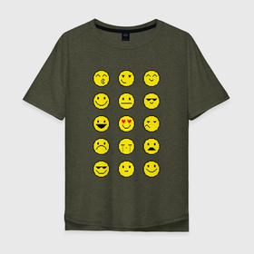 Мужская футболка хлопок Oversize с принтом Pixel art emoticons 1 , 100% хлопок | свободный крой, круглый ворот, “спинка” длиннее передней части | 8 | 8 бит | 90 | 90е | art | bit | black | emoji | emoticon | emotions | game | life | minimalism | pixel | retro | sega | vintage | арт | винтаж | желтый | жизнь | игра | пиксели | пиксель | ретро | сега | смайлик | смайлы | эмодзи | эмоции